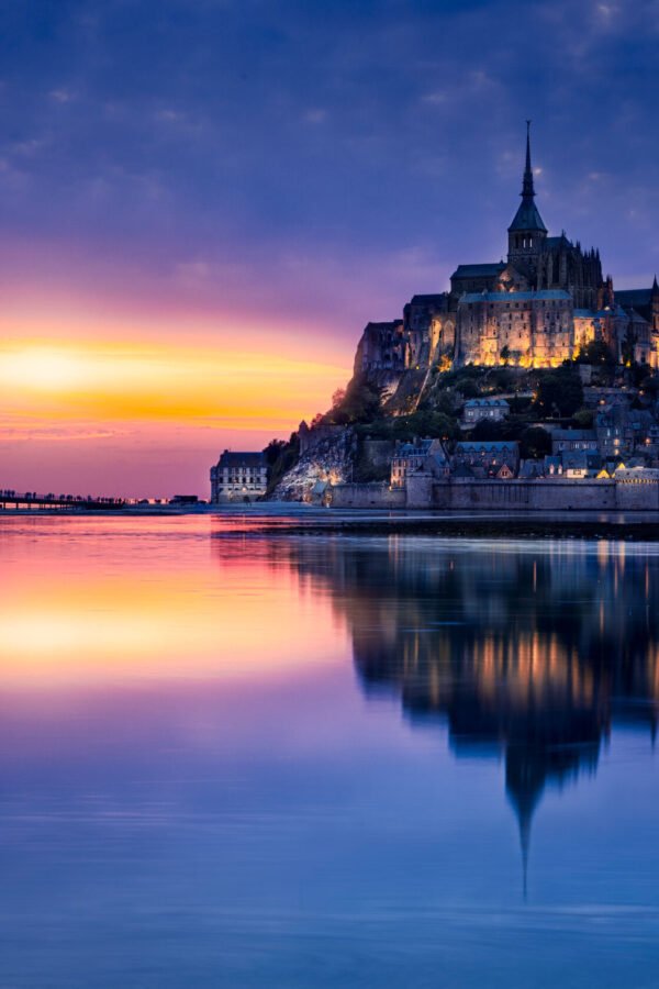 le-montsaintmichel-in-the-twilight